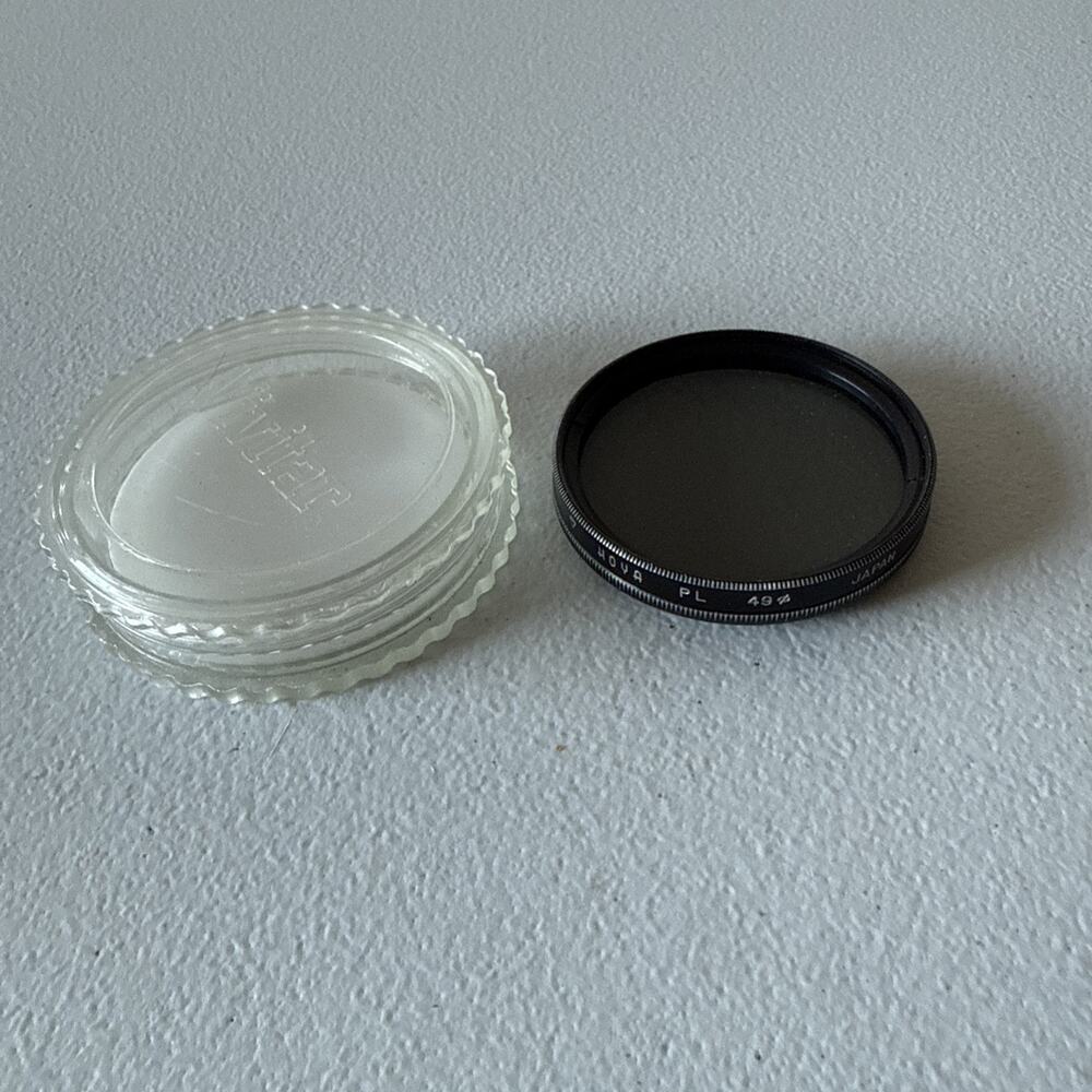 Hoya PL 49mm Lens Filter Linear-Polarizer vintage
